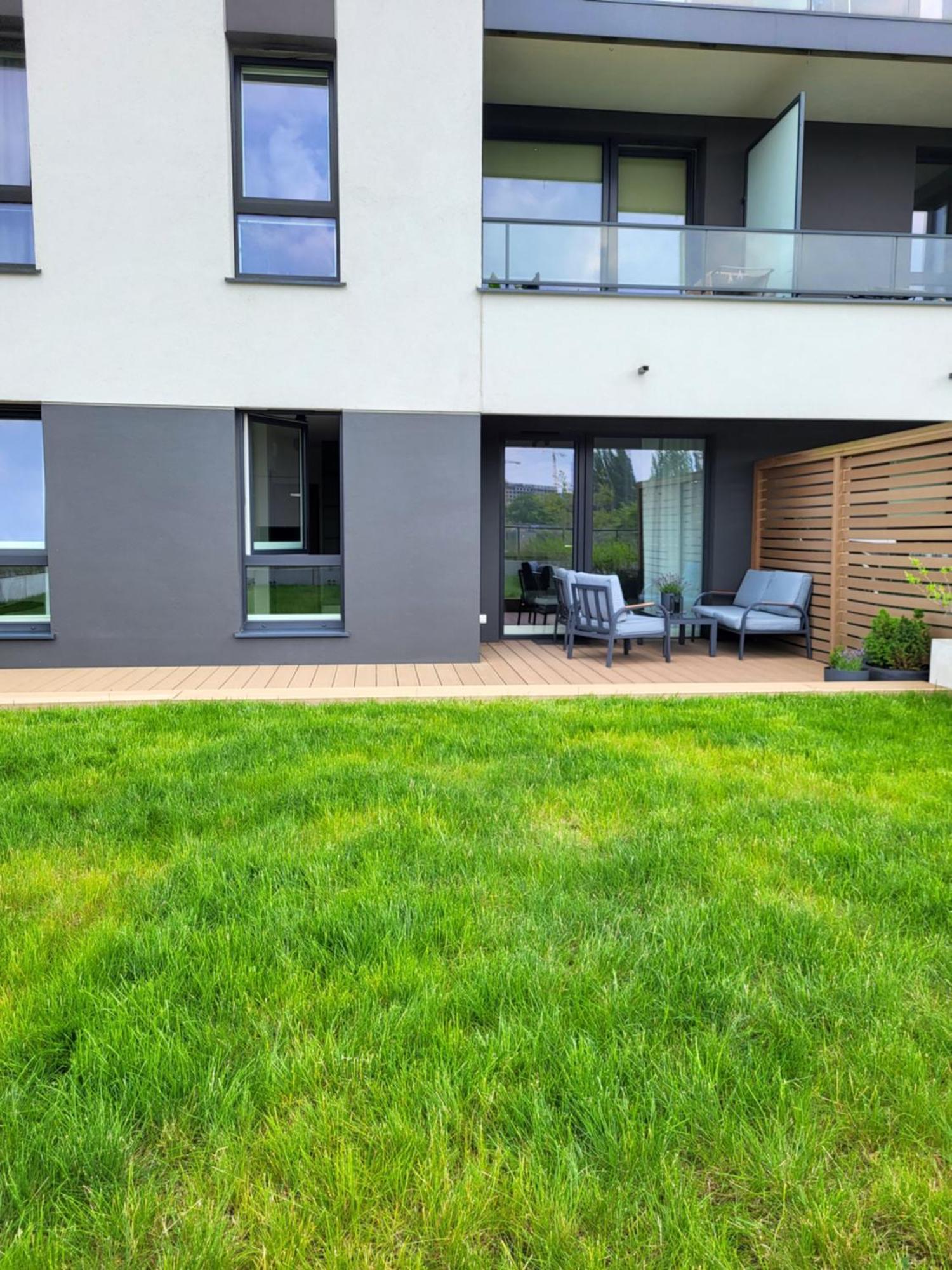Apartament 150 Zaspa Vvita Z Prywatnym Ogrodem I Tarasem Gdansk Ngoại thất bức ảnh